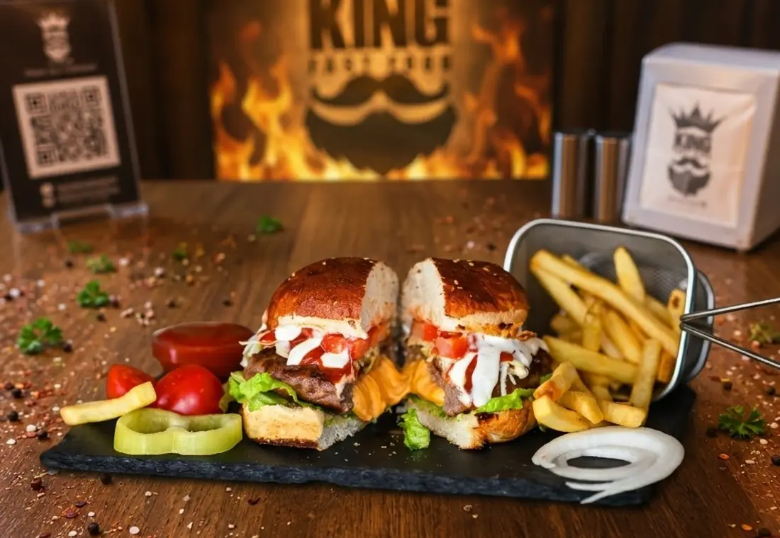 KING American burger
