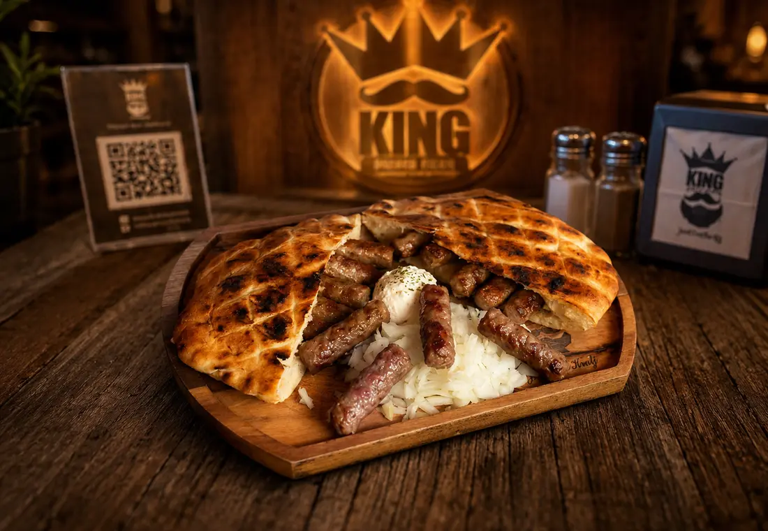 KING ćevapi desetka na unificiranoj podlozi